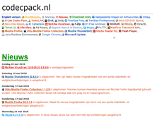 Tablet Screenshot of codecpack.nl